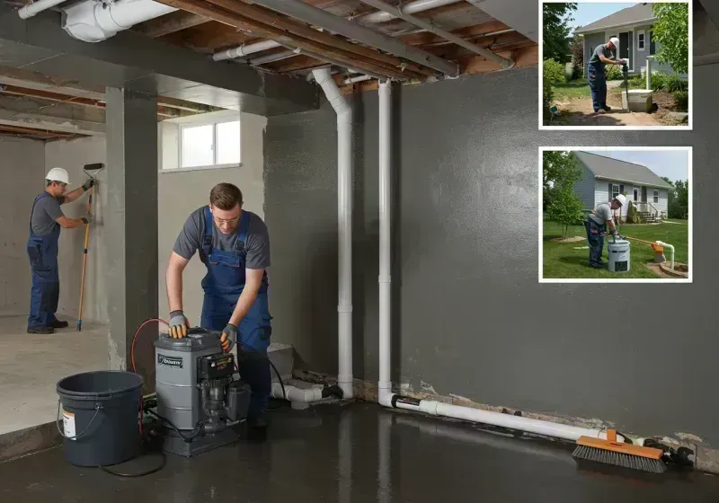 Basement Waterproofing and Flood Prevention process in Ness City, KS